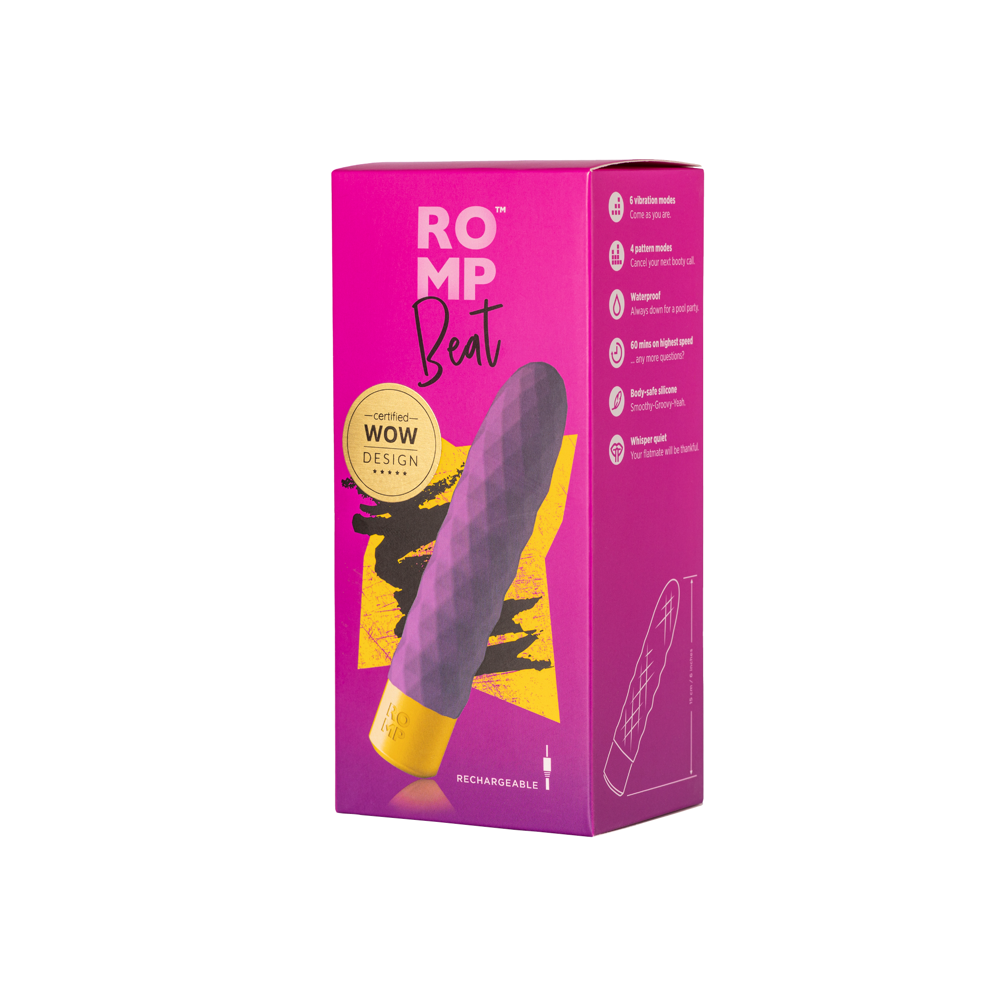 ROMP - Beat - Bullet Vibrator - Purple