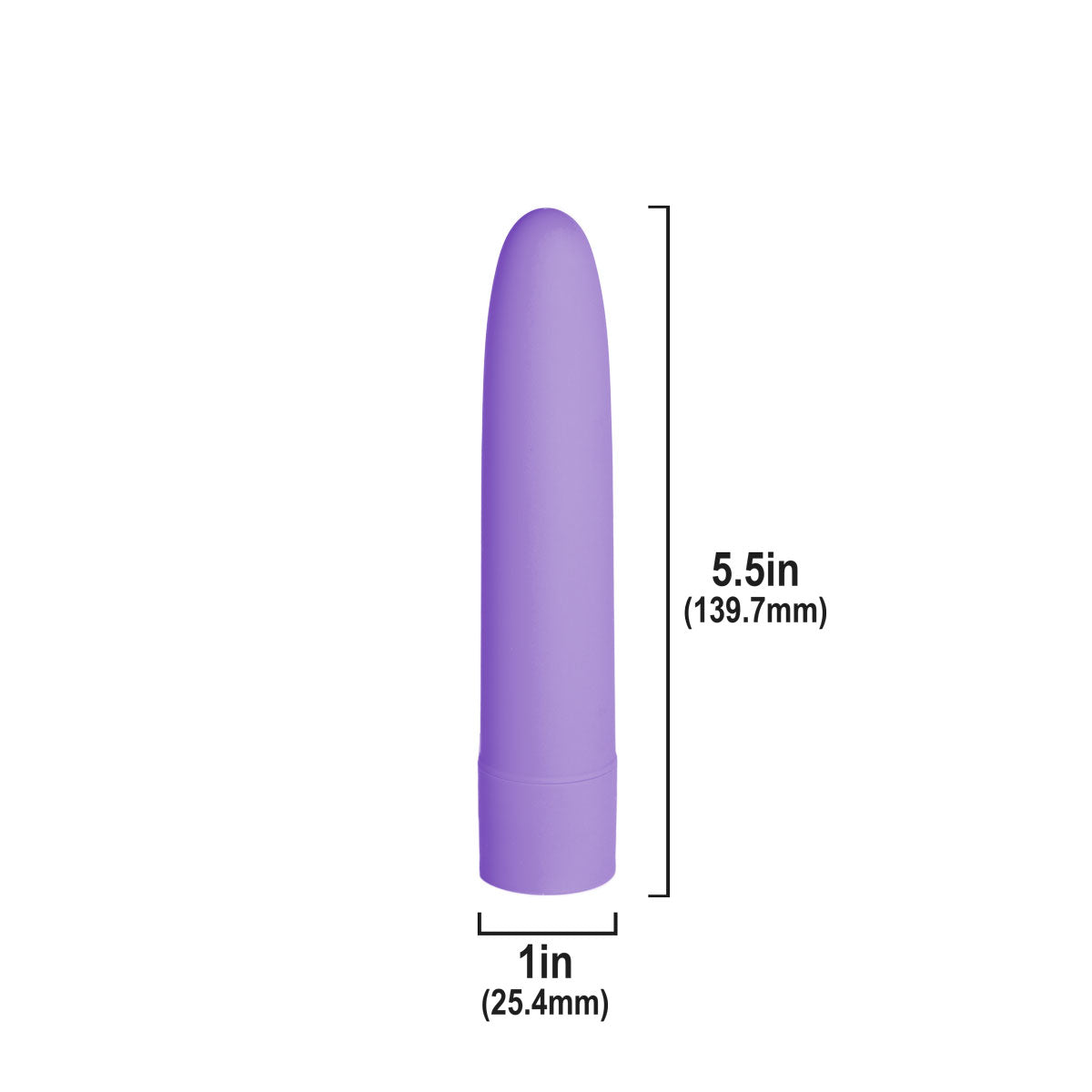 Eezy Pleezy - Vibrateur Classique 5.5" - Violet