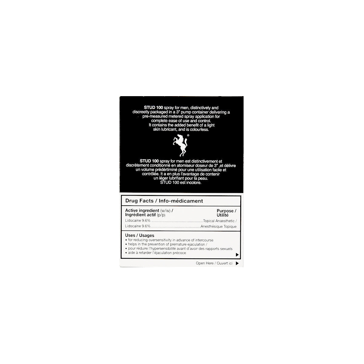 Stud 100 - Spray retardant pour hommes - 12g
