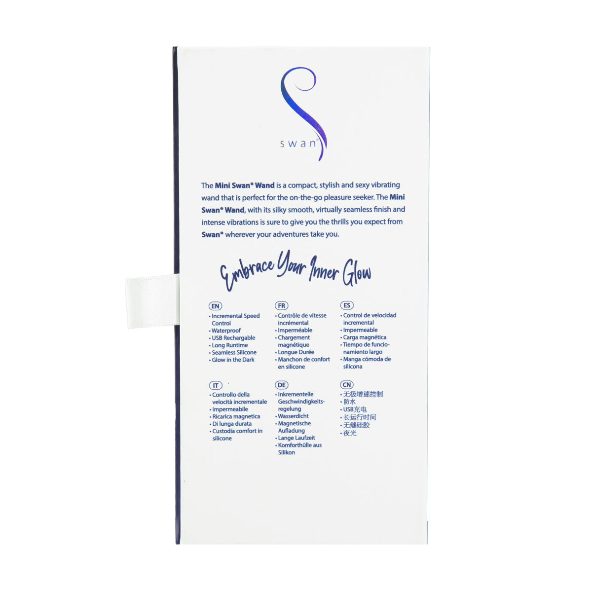 Swan - The Mini Swan® Wand - Glow in the Dark - Orange