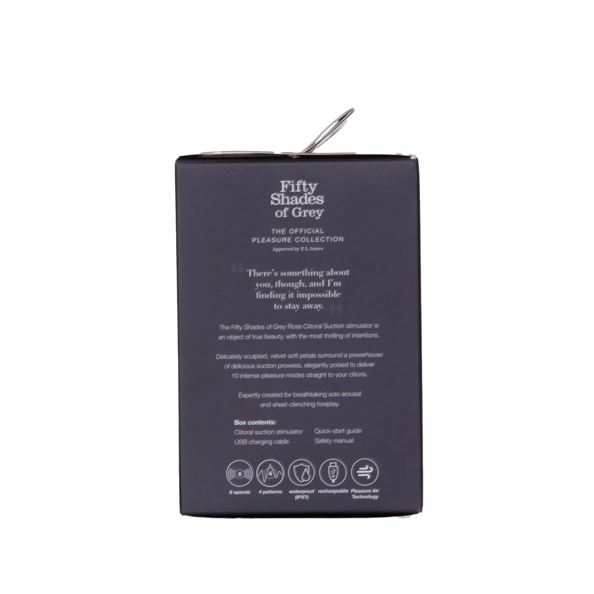 Cinquante nuances de Grey - Cœurs et fleurs - Noir