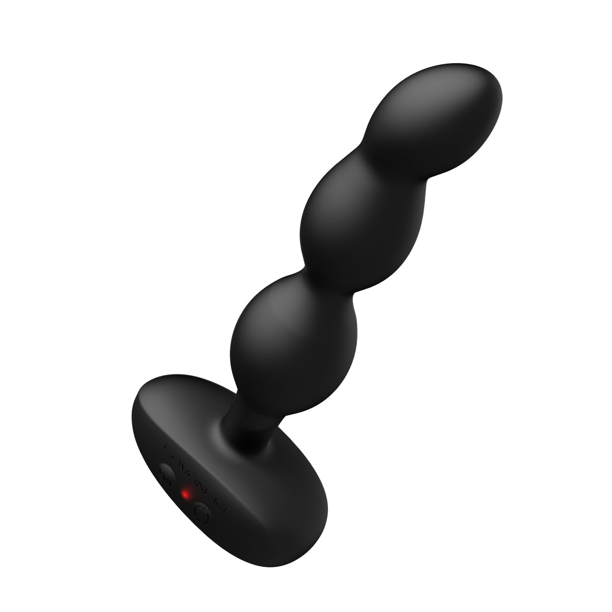 Lovense - Ridge Vibrating / Rotating Anal Beads - Black
