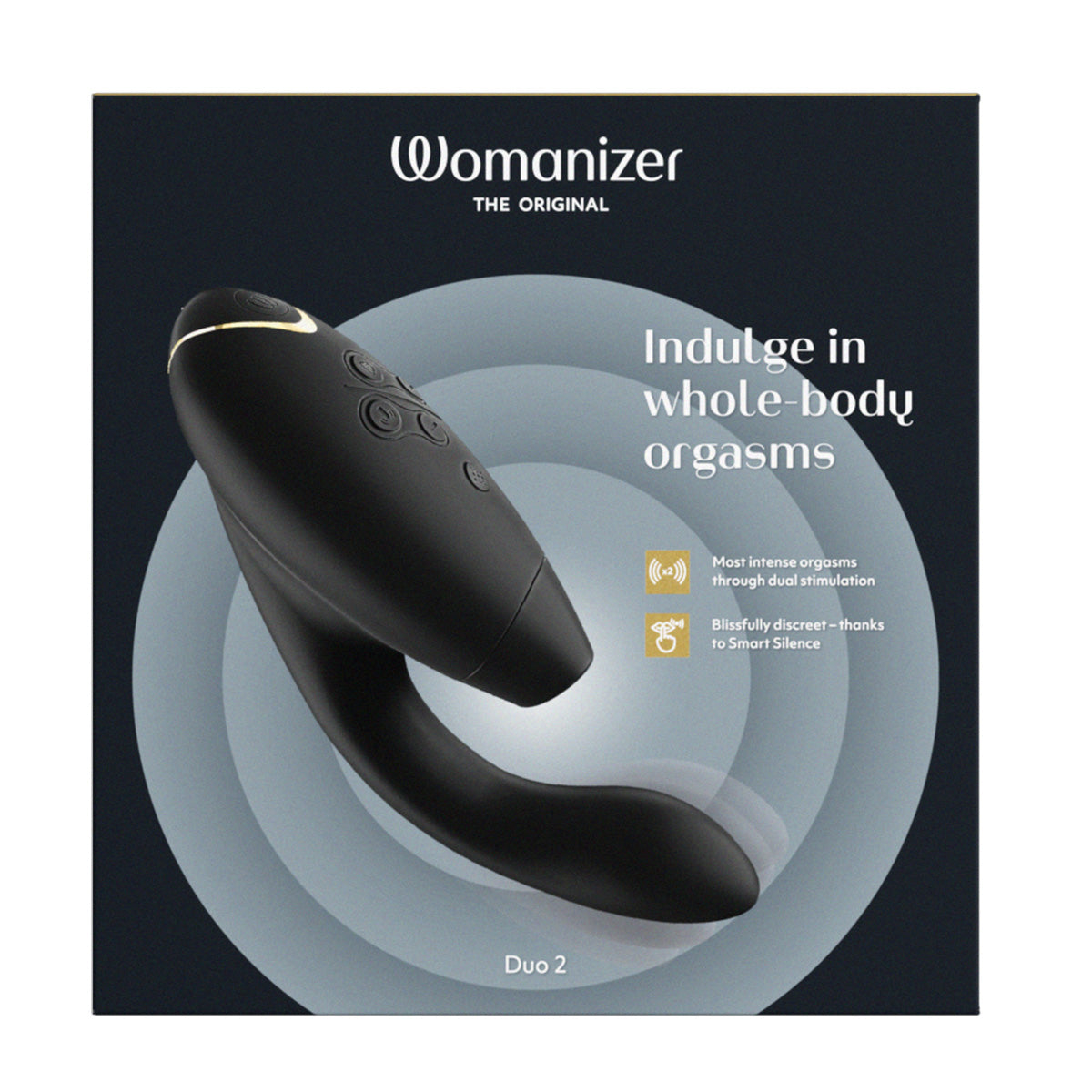 Womanizer - DUO 2 - Dual Stimulator - Black