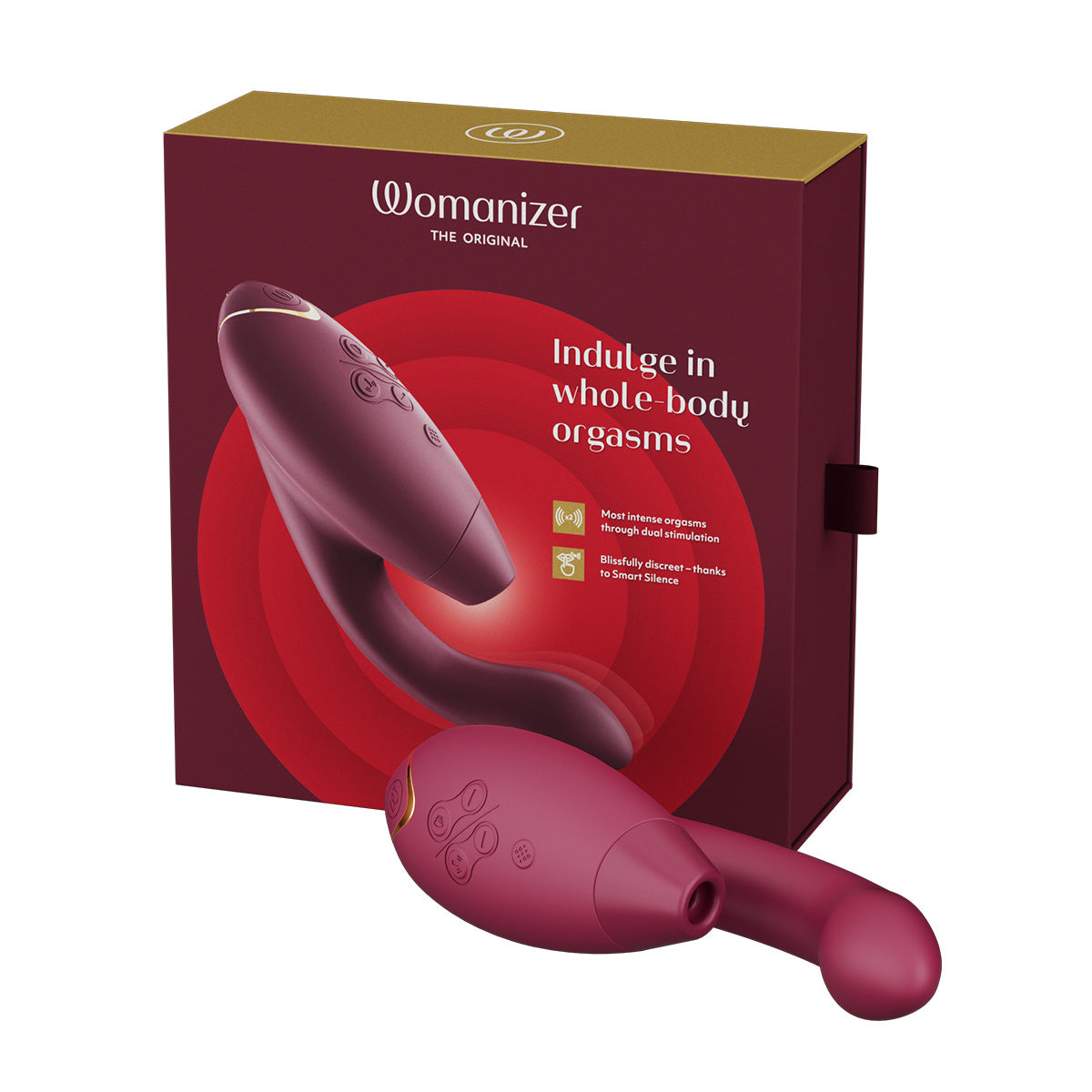 Womanizer - DUO 2 - Dual Stimulator - Bordeaux