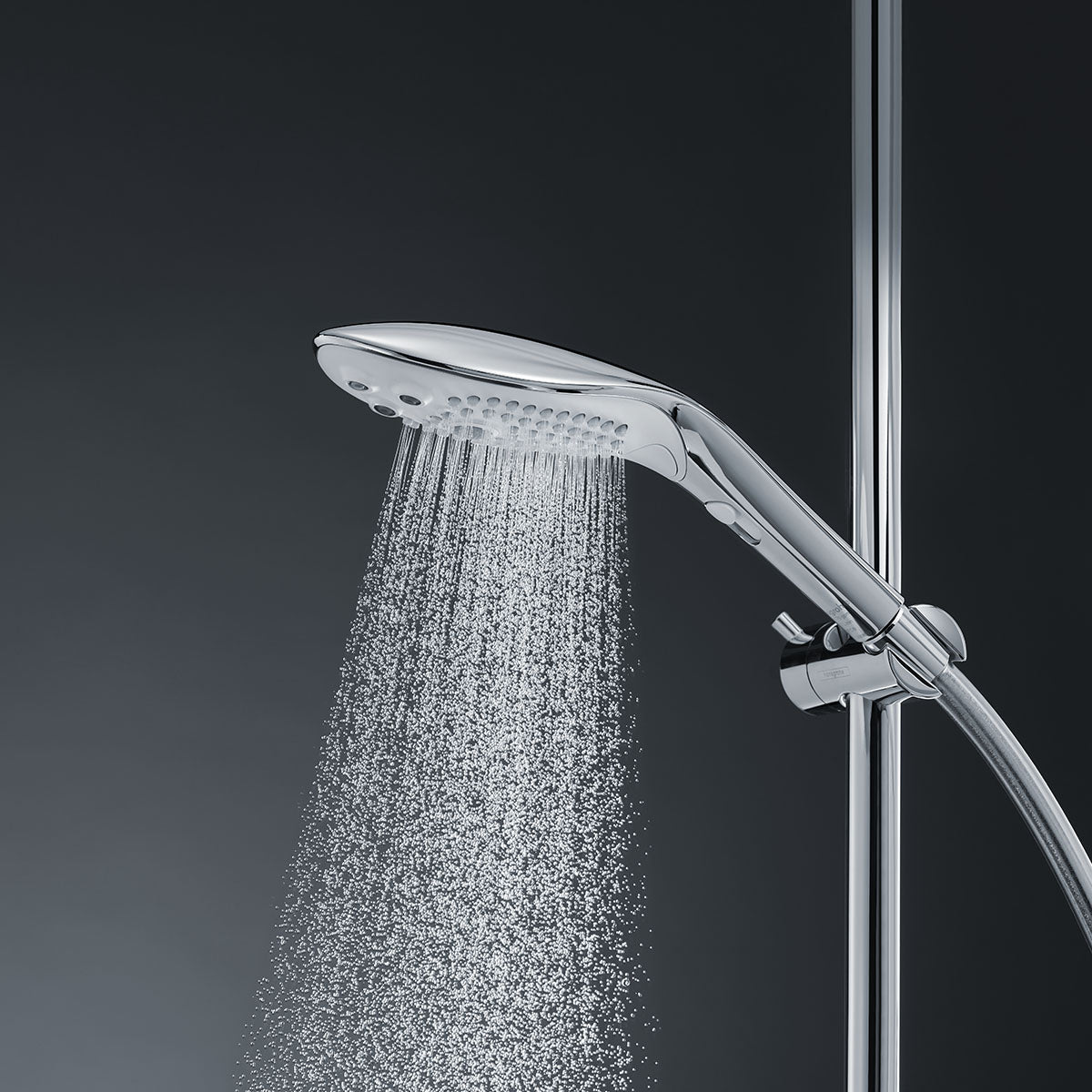 Womanizer - Wave - Combined Shower Head & Water Massage Clitoral Stimulator - Chrome