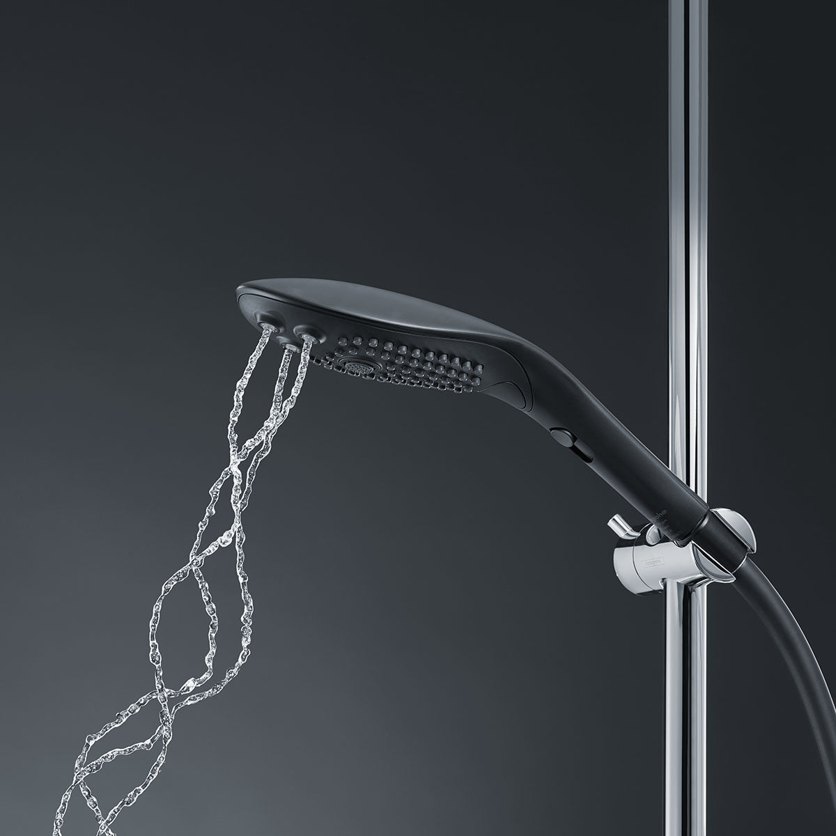 Womanizer - Wave - Combined Shower Head & Water Massage Clitoral Stimulator - Black