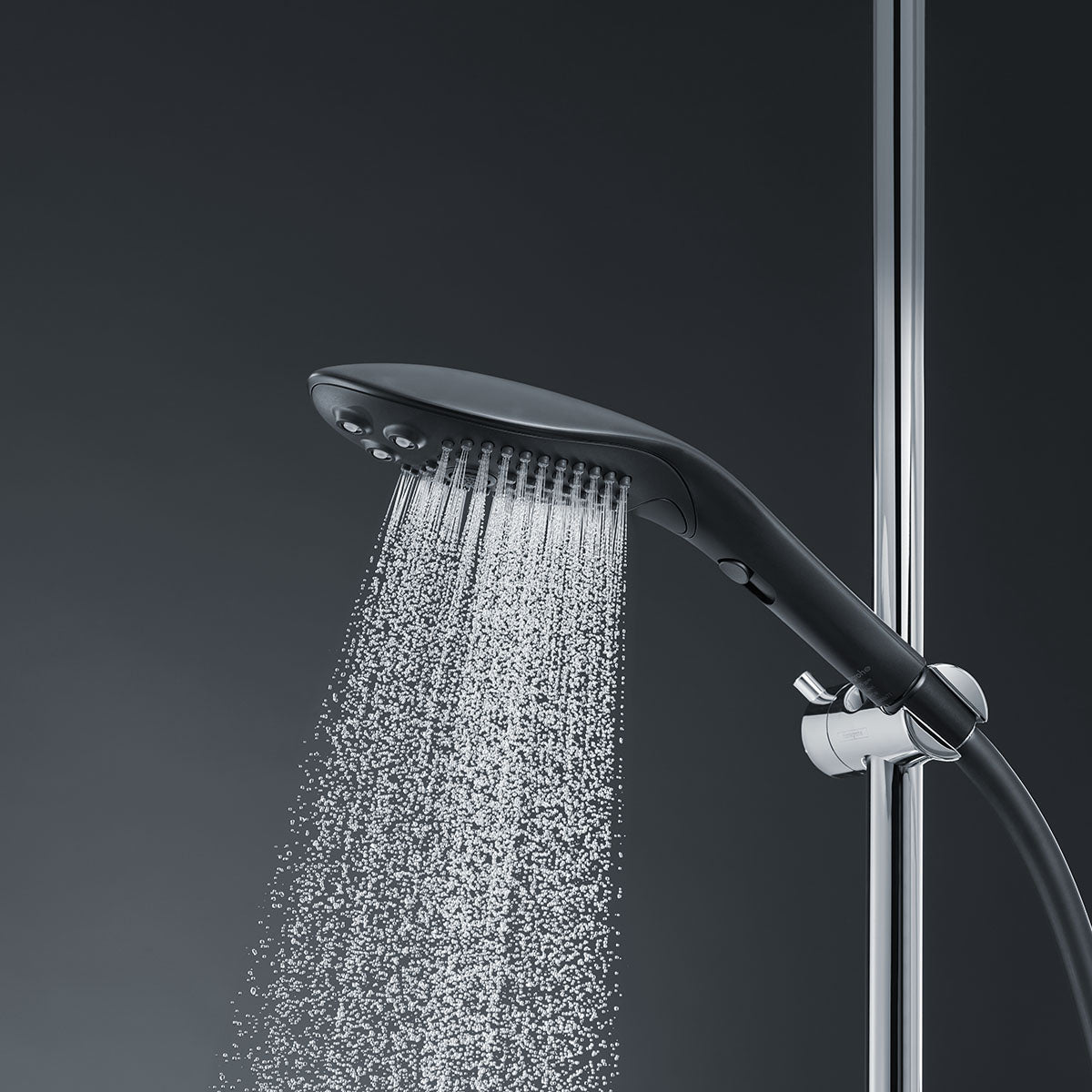 Womanizer - Wave - Combined Shower Head & Water Massage Clitoral Stimulator - Black