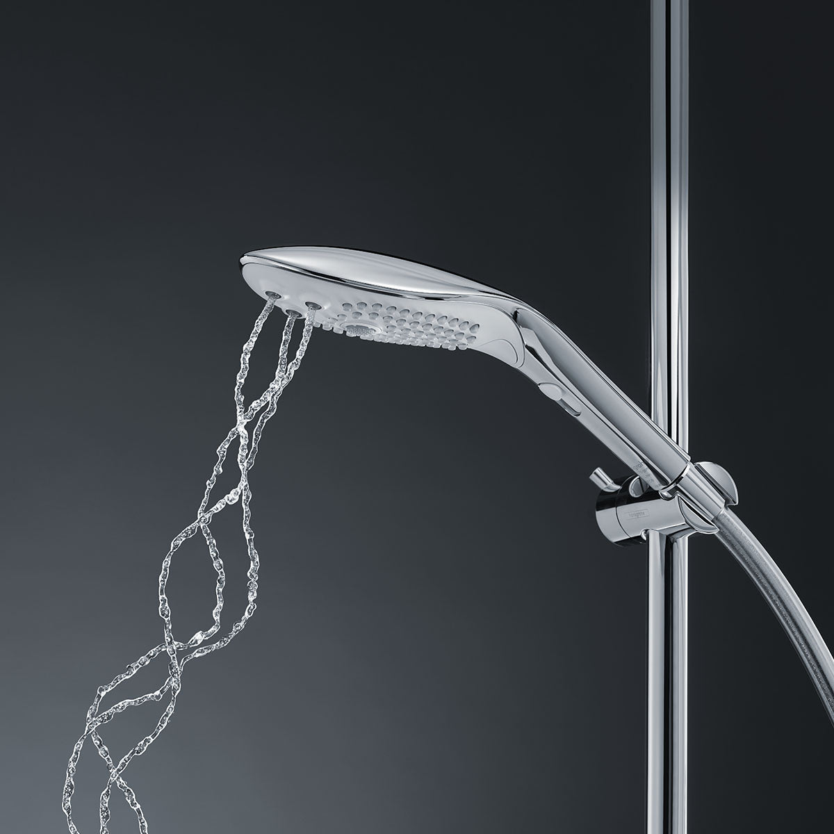 Womanizer - Wave - Combined Shower Head & Water Massage Clitoral Stimulator - Chrome