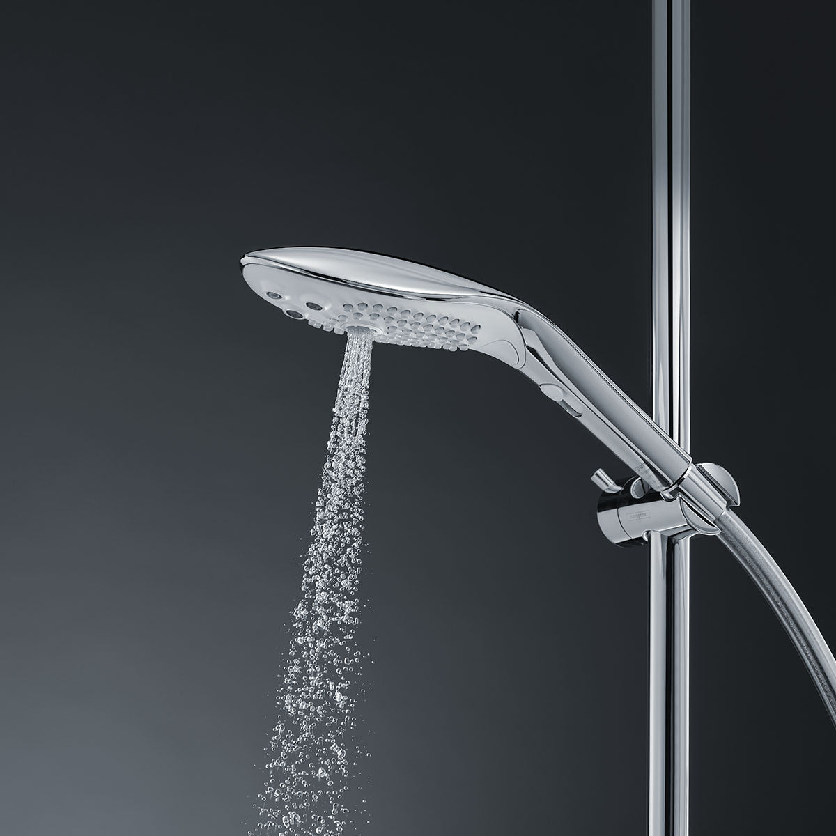 Womanizer - Wave - Combined Shower Head & Water Massage Clitoral Stimulator - Chrome