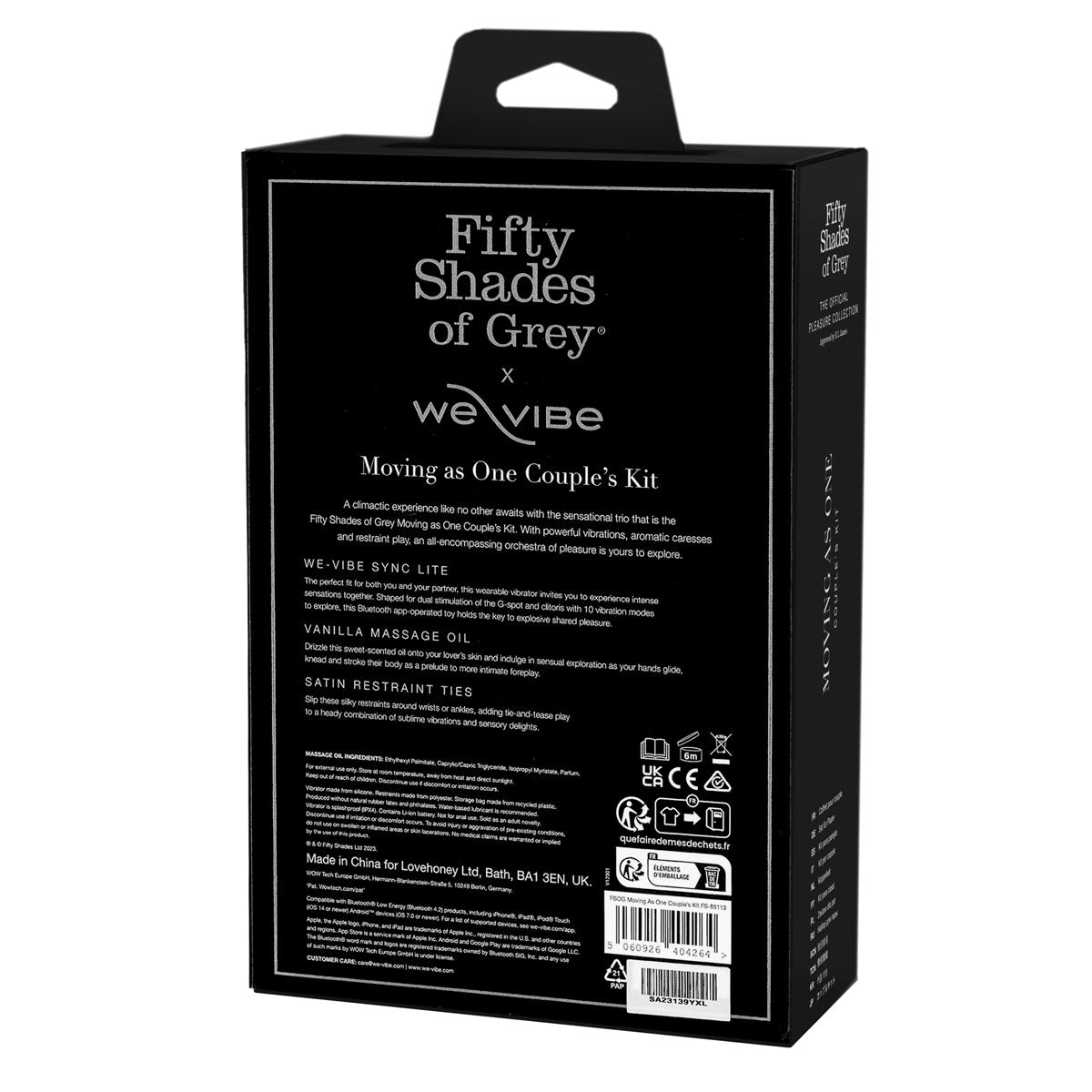 Fifty Shades of Grey x We-Vibe - Moving As One Couple's Kit