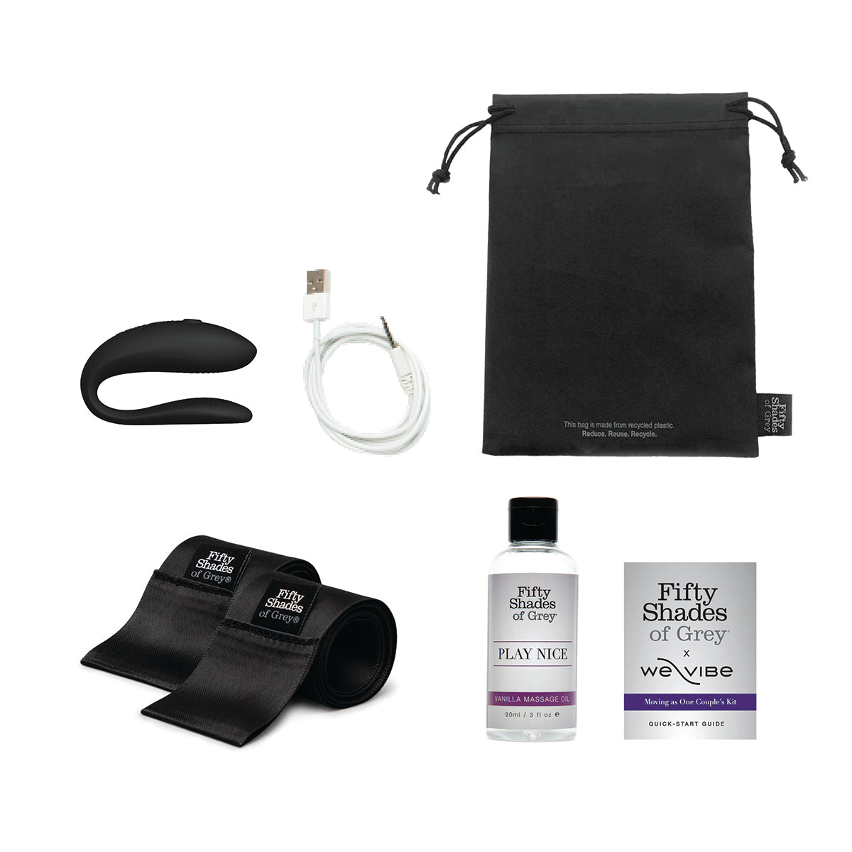 Fifty Shades of Grey x We-Vibe - Moving As One Couple's Kit