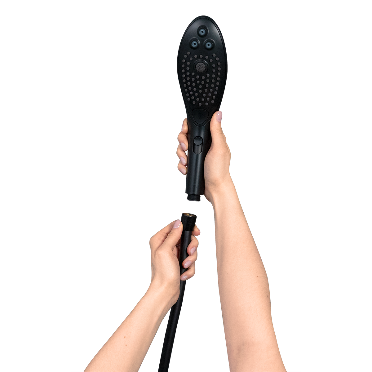 Womanizer - Wave - Combined Shower Head & Water Massage Clitoral Stimulator - Black