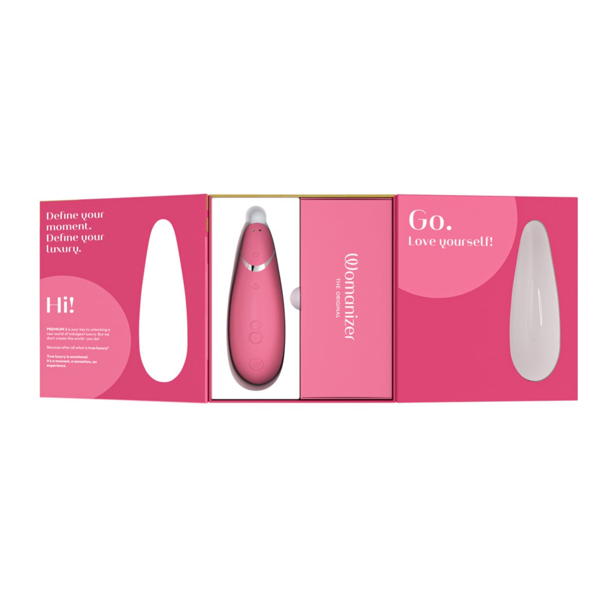 Womanizer - Premium 2 - Clitoral Stimulator - Raspberry