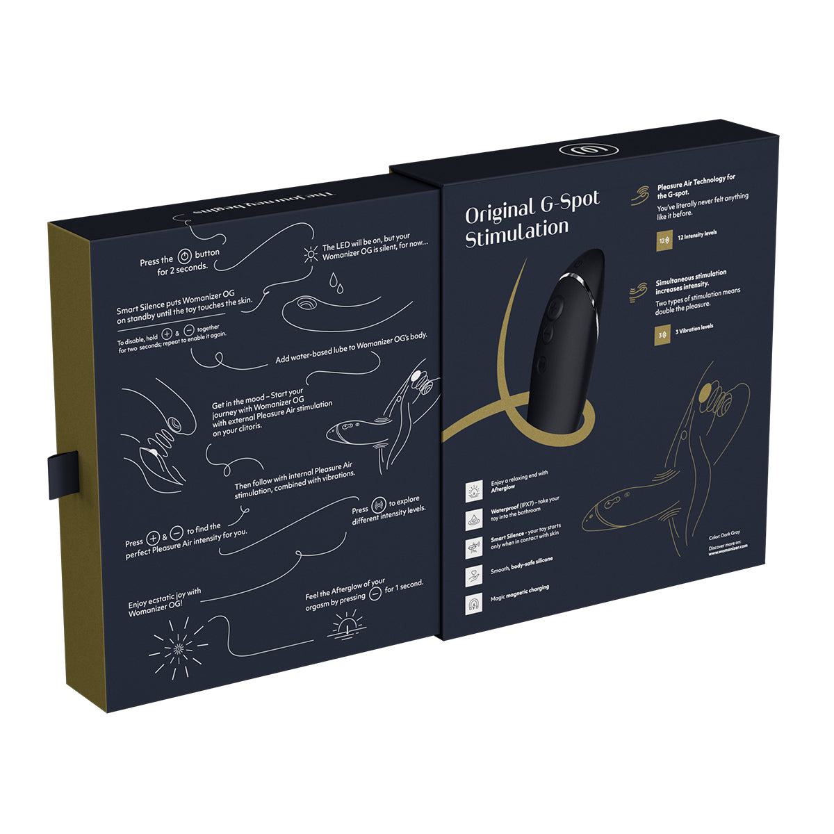 Womanizer - OG - G-Spot Vibrator - Dark Gray