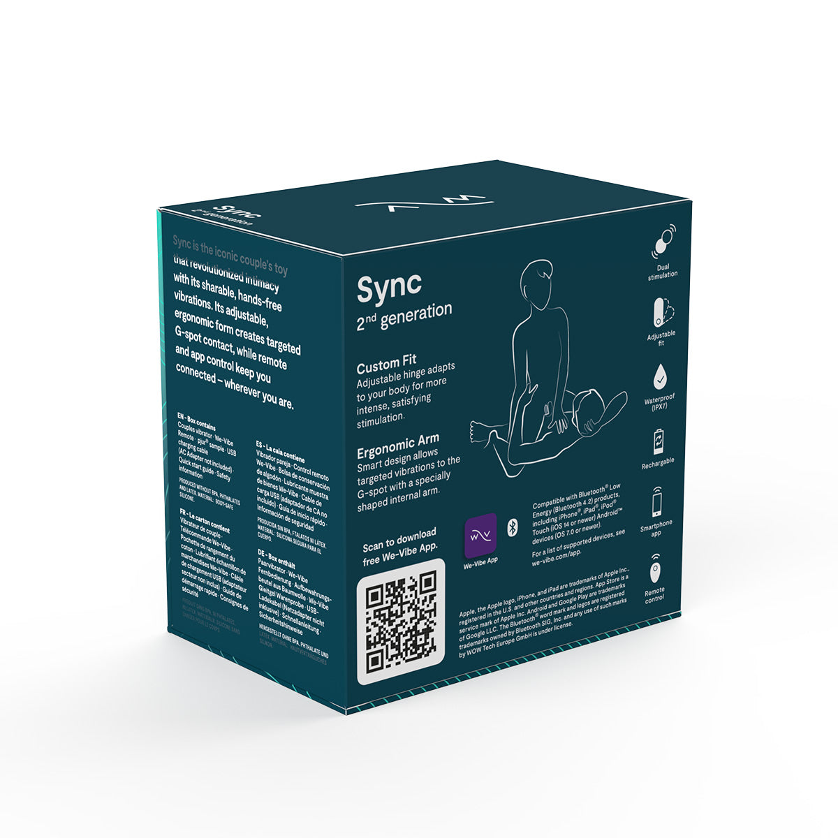 We-Vibe® Sync Wearable Couples' Vibrator 2nd Generation - Green Velvet