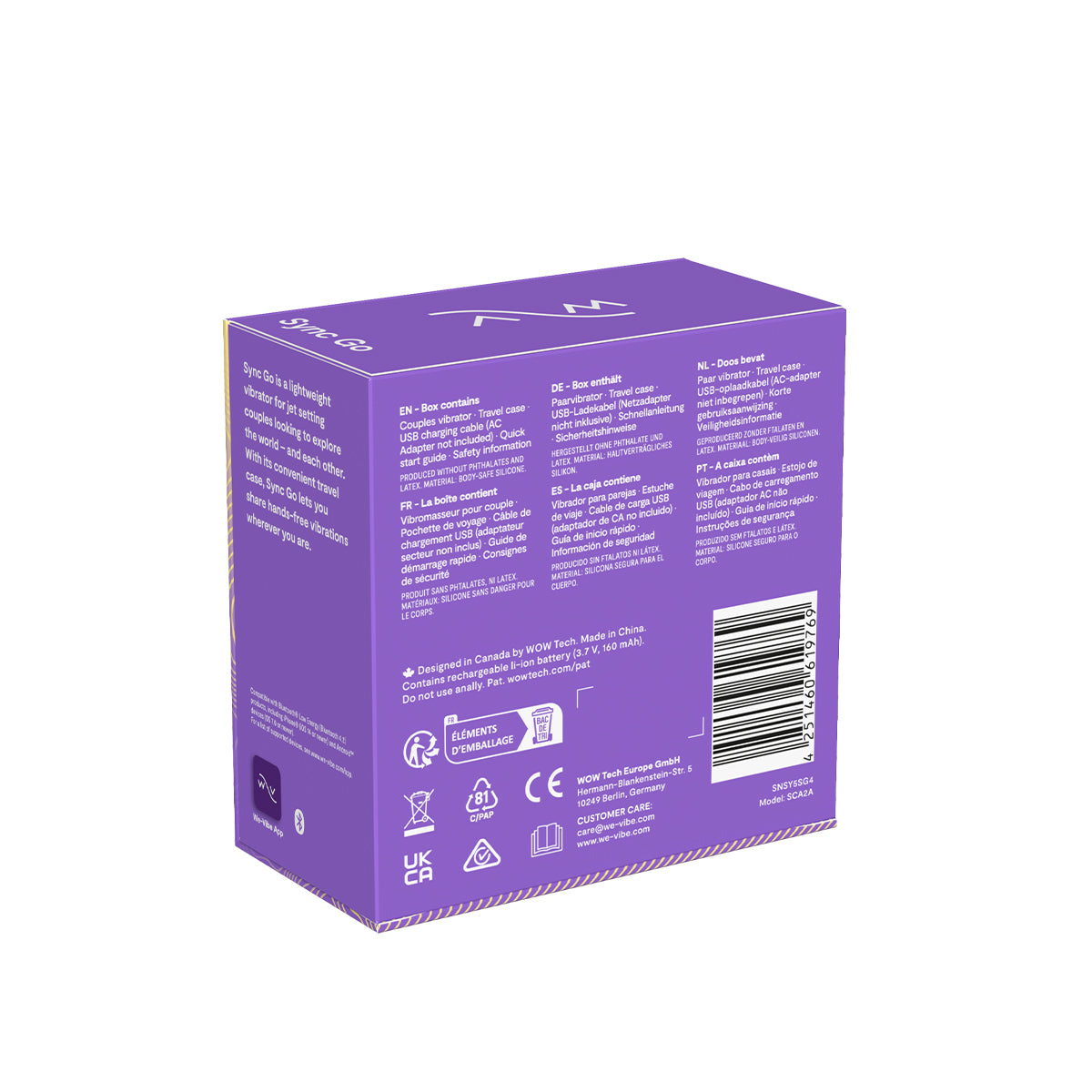 We-Vibe® Sync Go - Light Purple