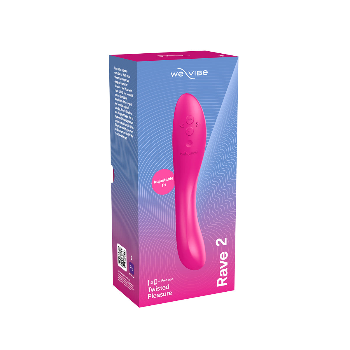 We-Vibe® Rave 2 - Twisted Pleasure - G-Spot Vibrator - Fuchsia