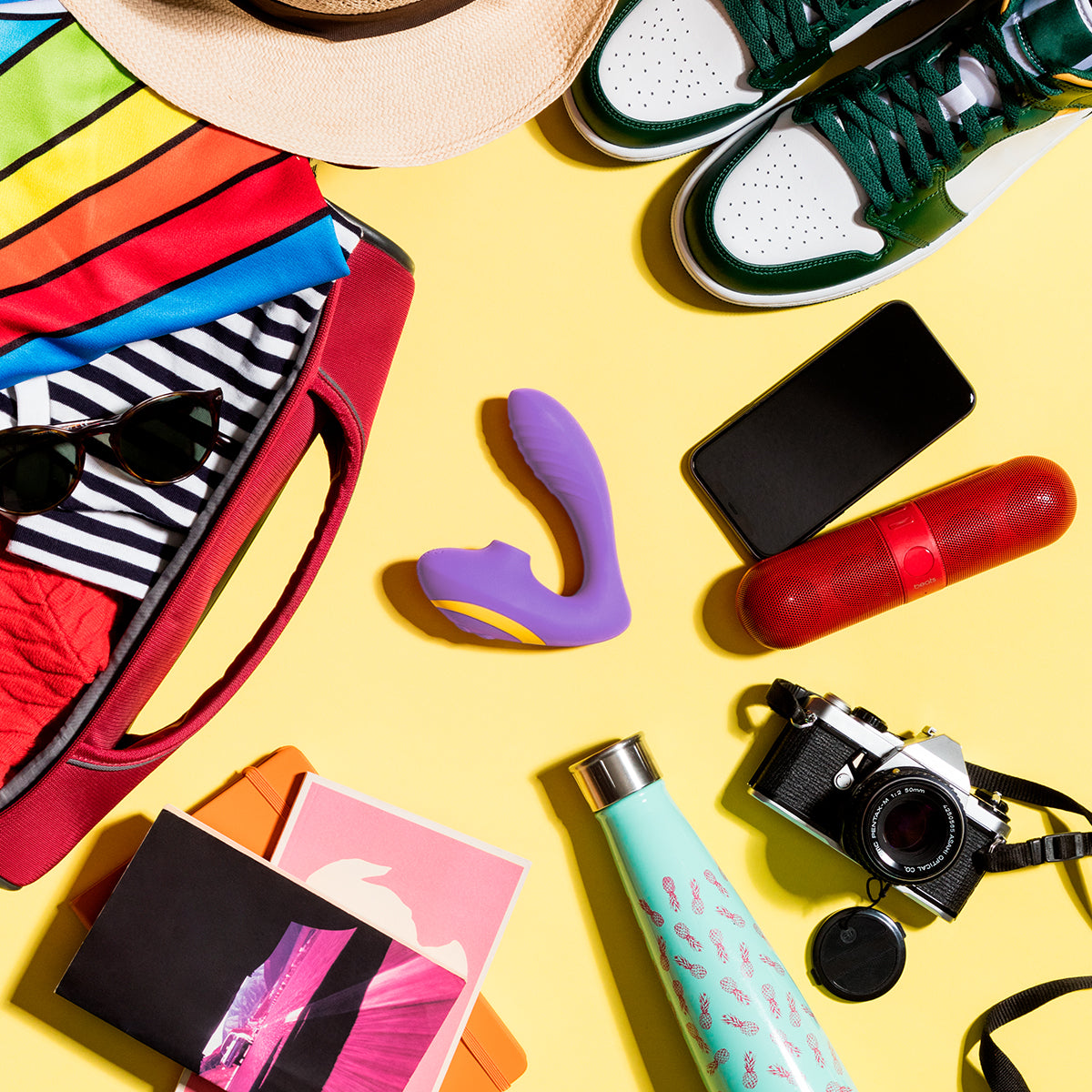 ROMP - Reverb - Double Trouble - Clitoral And G-Spot Stimulator - Purple