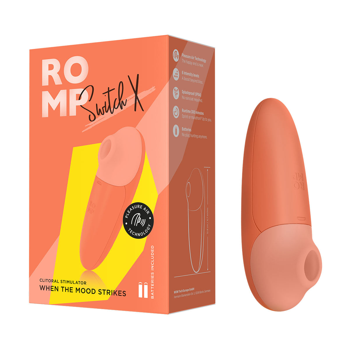 ROMP - Switch X Clitoral Stimulator - Orange