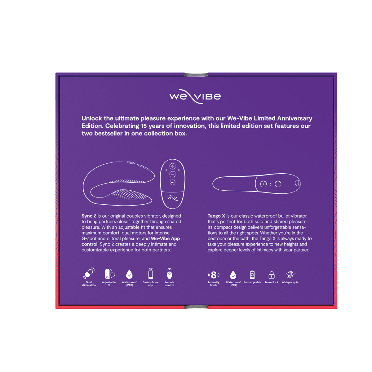 We-Vibe® Édition limitée Anniversaire – 15 ans de plaisirs partagés
