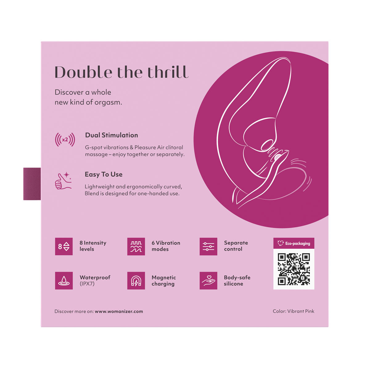 Womanizer - Blend - Vibrant Pink