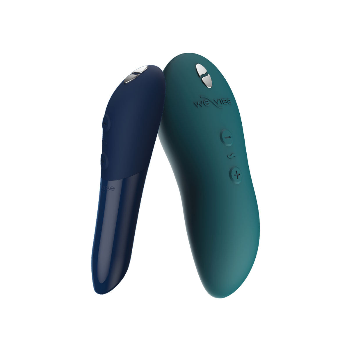 Les favoris de toujours We-Vibe® - Ensemble édition spéciale Masseur vibrant à poser et Vibrateur-balle - Velours/Bleu nuit