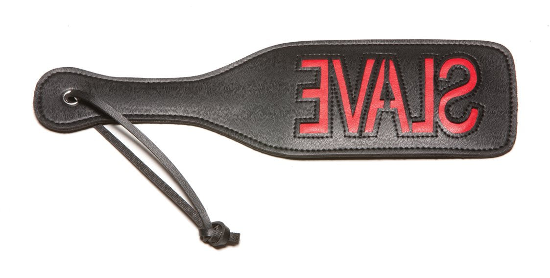 Allure - Raquette d'impression esclave pour lingerie - Noir/Rouge
