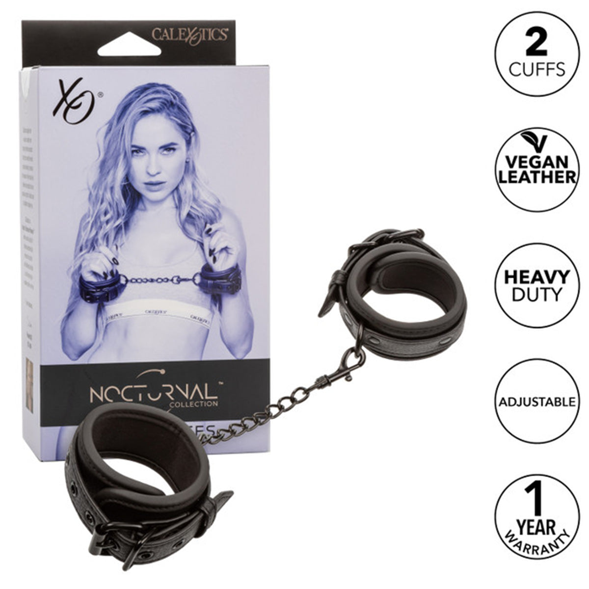 Menottes Nocturnal CalExotics® - Noir