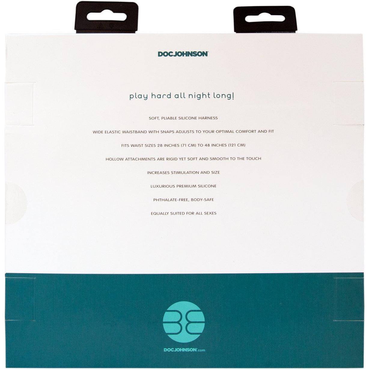 Doc Johnson Body Extensions – Ensemble de pénétration à lanière 2 pièces Be Strong - Slim
