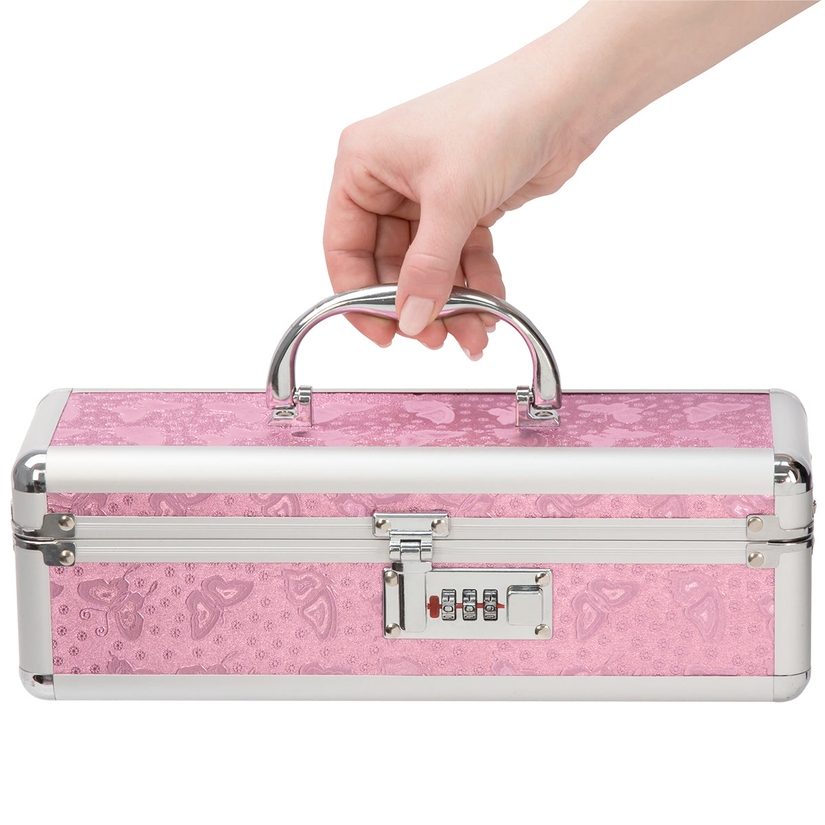 PowerBullet - Medium Lockable Vibrator Case - Pink