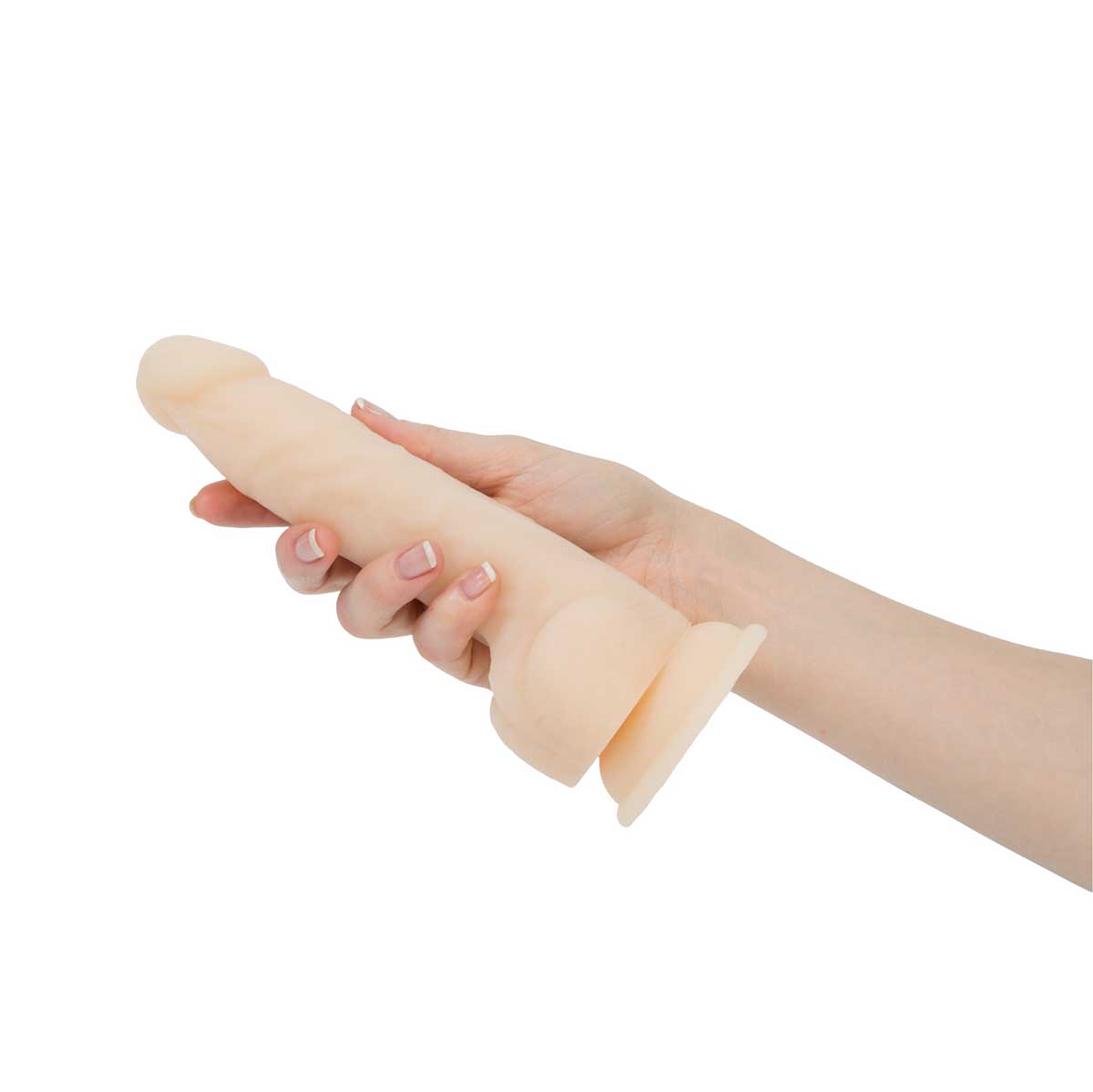 NAKED ADDICTION - Thrusting Silicone Dong with Remote - 9" - Vanilla