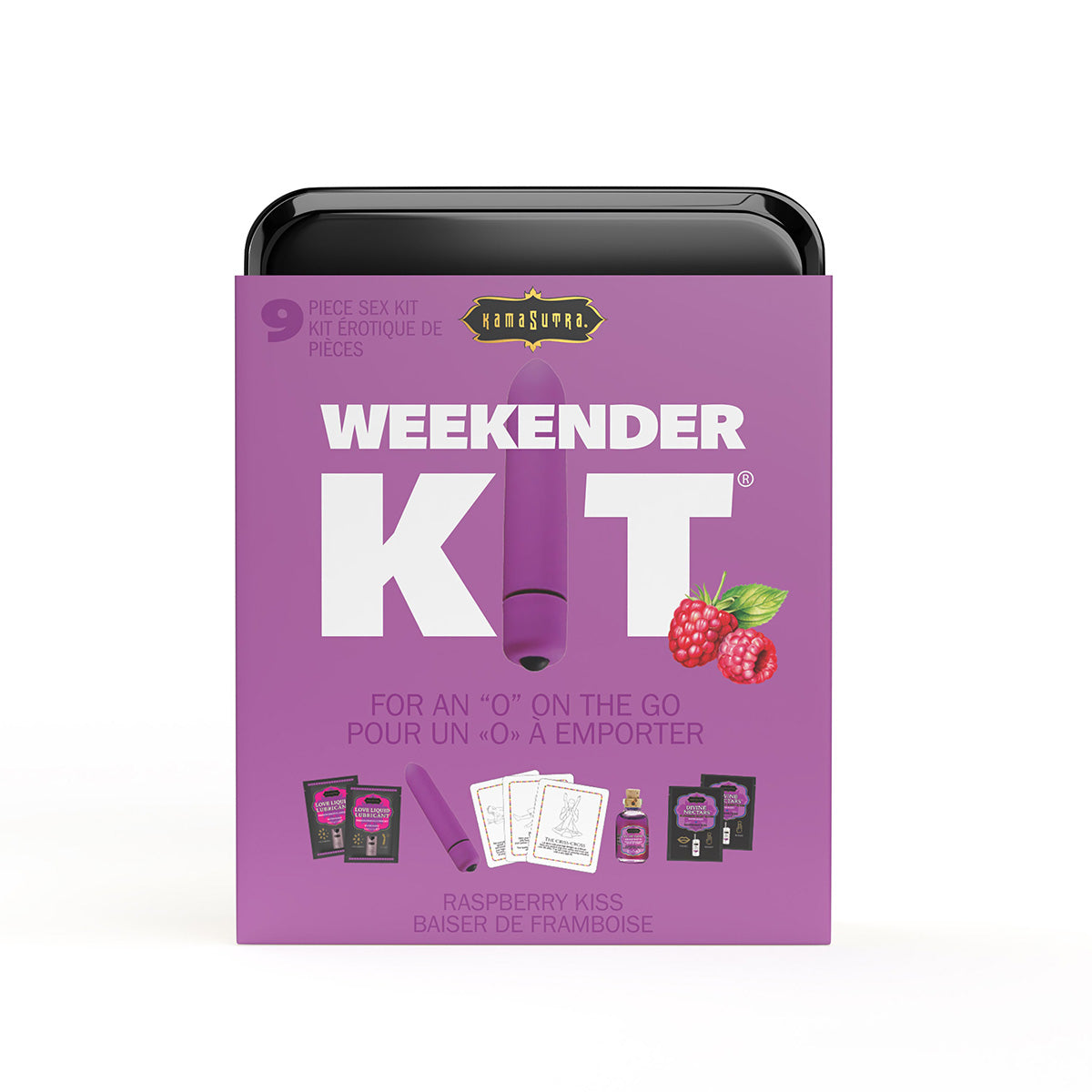 Trousse Kama Sutra Weekender pour un « O » en déplacement – Baiser framboise