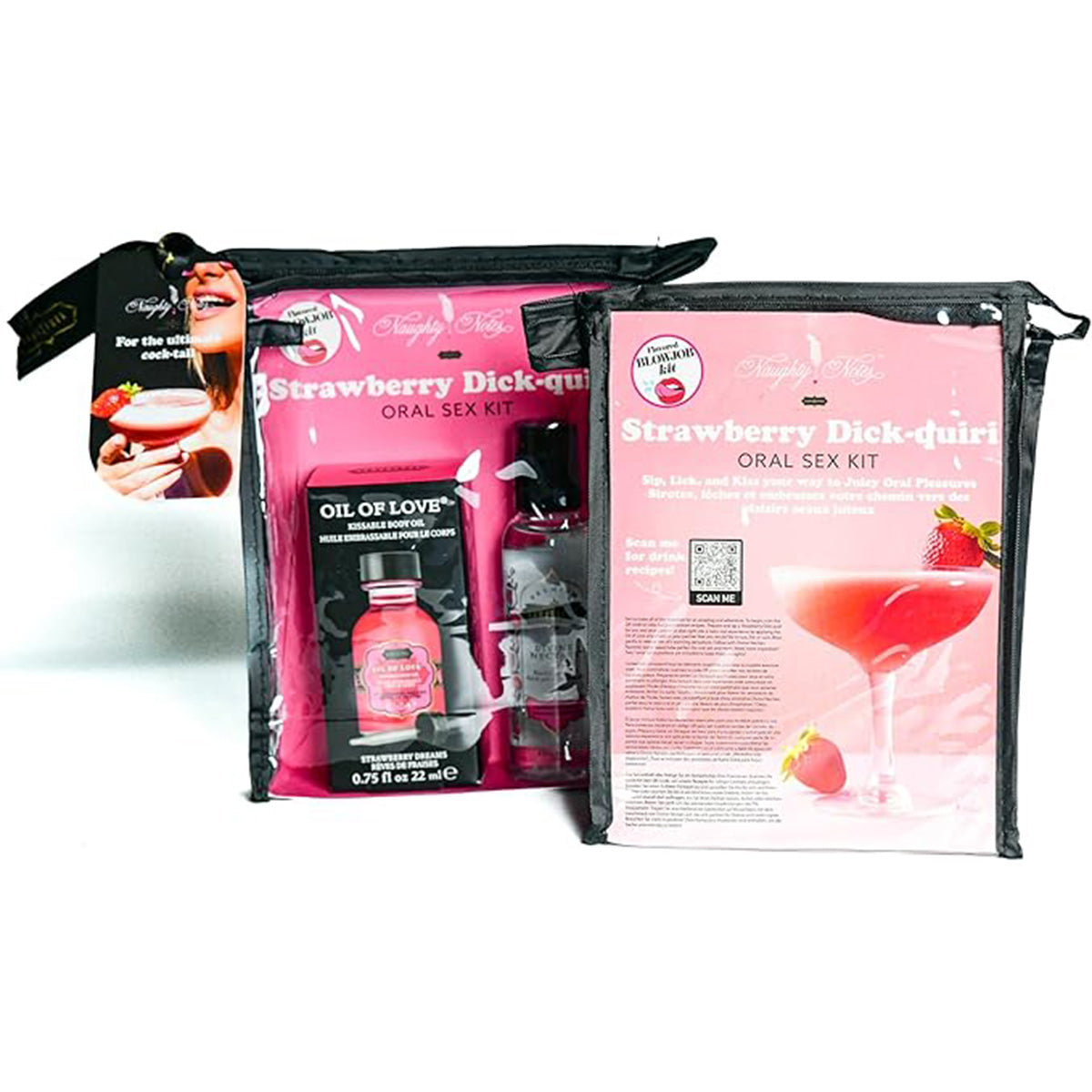 Coffret Kama Sutra Le Dick-Quiri Fraise pour Sexe Oral