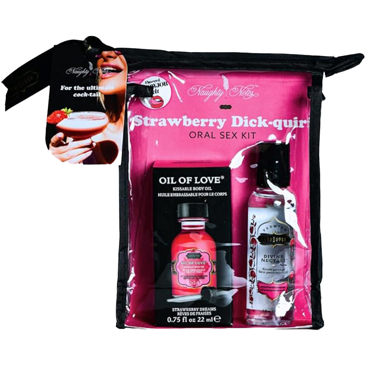 Coffret Kama Sutra Le Dick-Quiri Fraise pour Sexe Oral