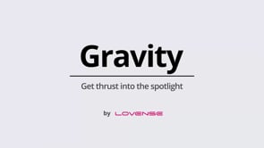 Lovense - Gravity - Bluetooth® Automatic Thrusting & Vibrating Dildo - Red