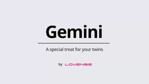Lovense - Gemini - Bluetooth® Vibrating Nipple Clamps - Pink