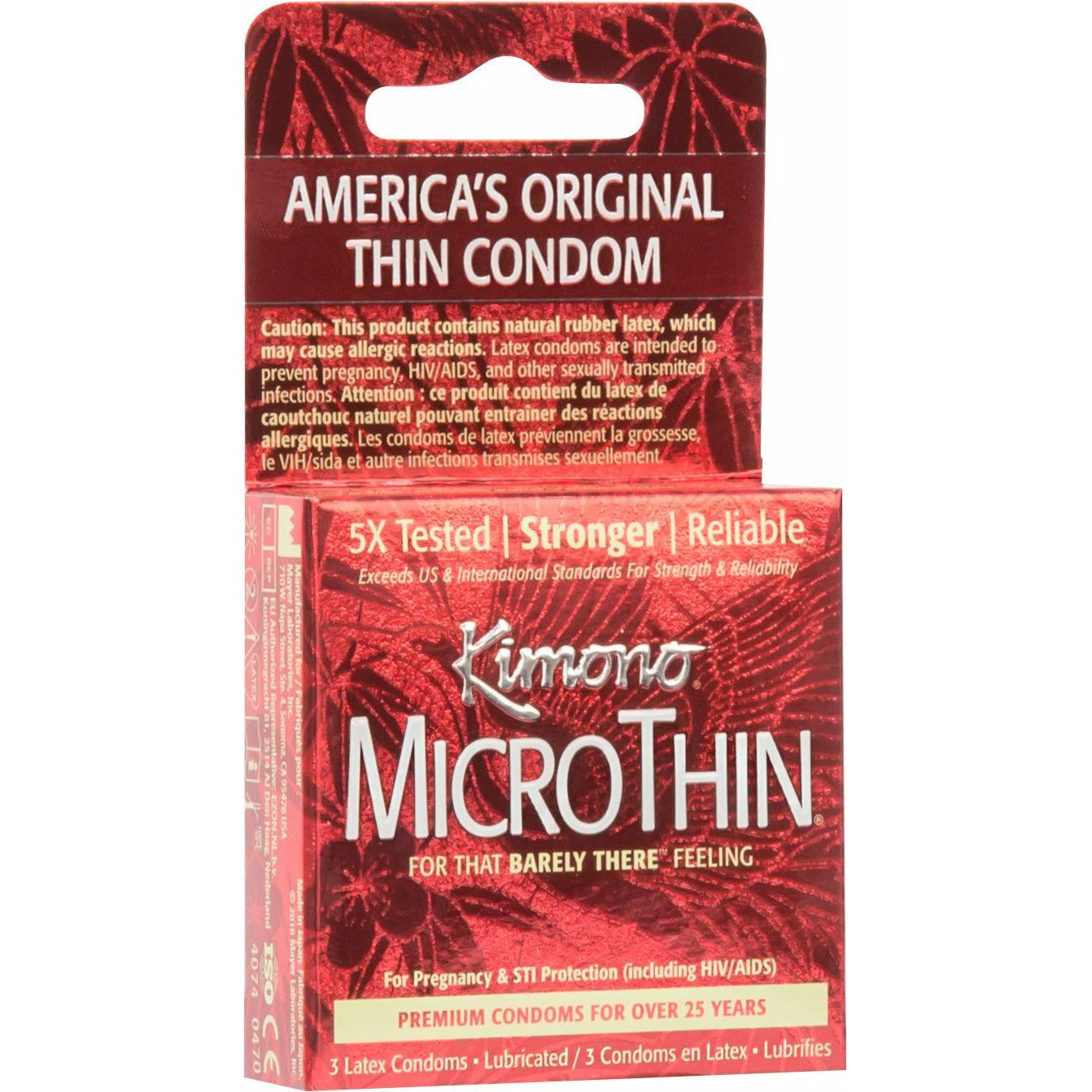 Préservatifs Kimono Micro Thin - Paquet de 3