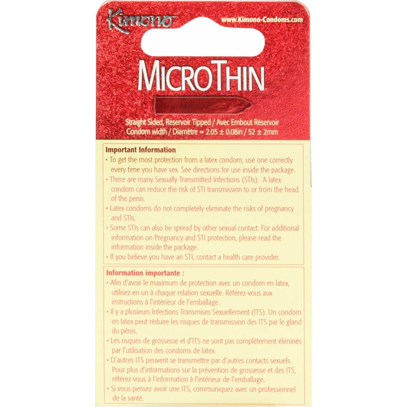 Préservatifs Kimono Micro Thin - Paquet de 3