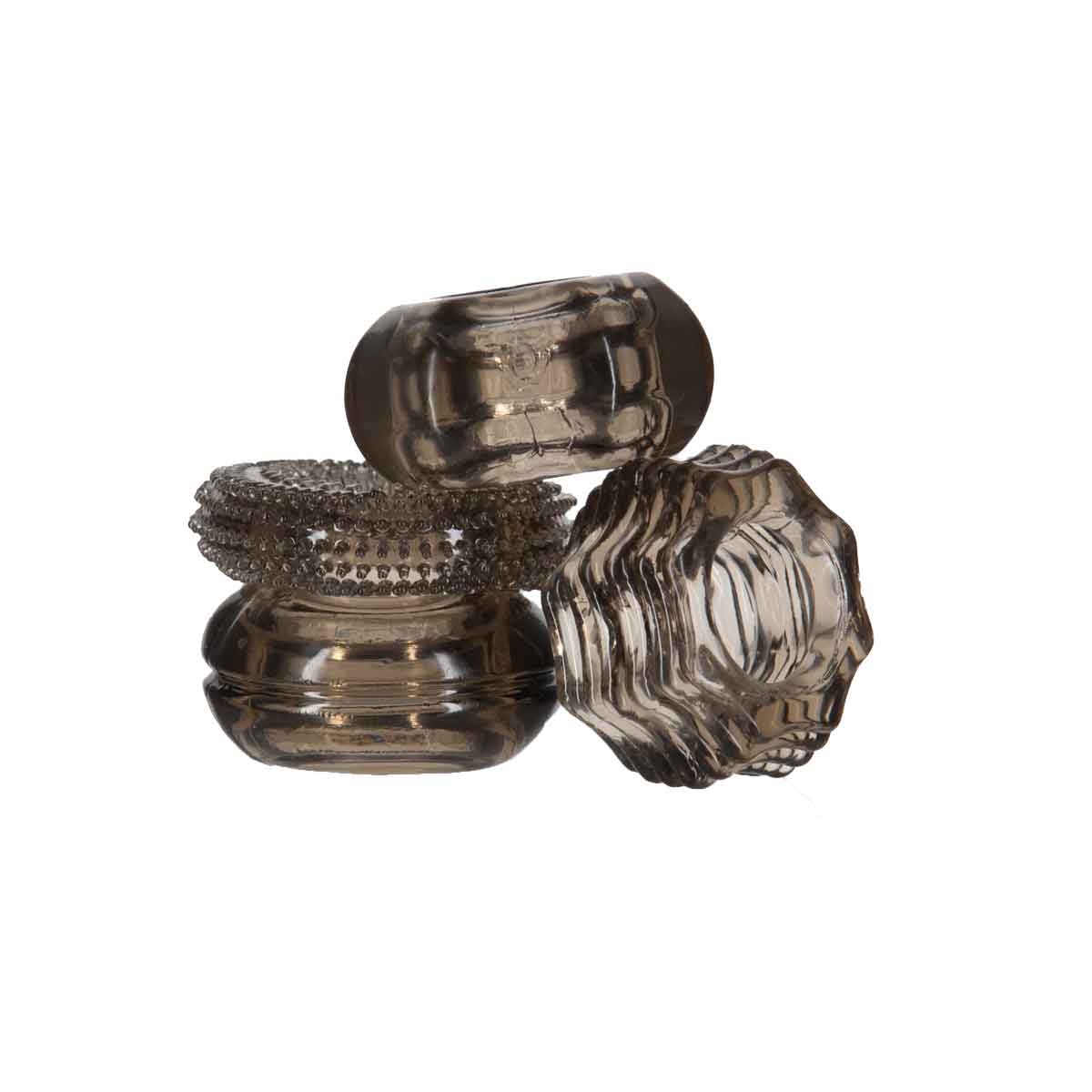 Got Big Dick - Super Stretch Cock Rings - Black - 4 Pack