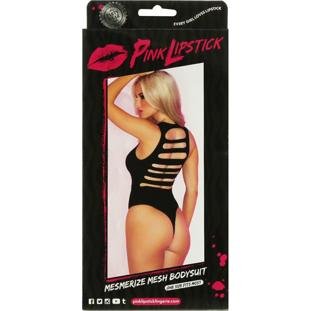 Ensemble Rose Lipstick Mesmerize Mesh - Noir - Taille Unique