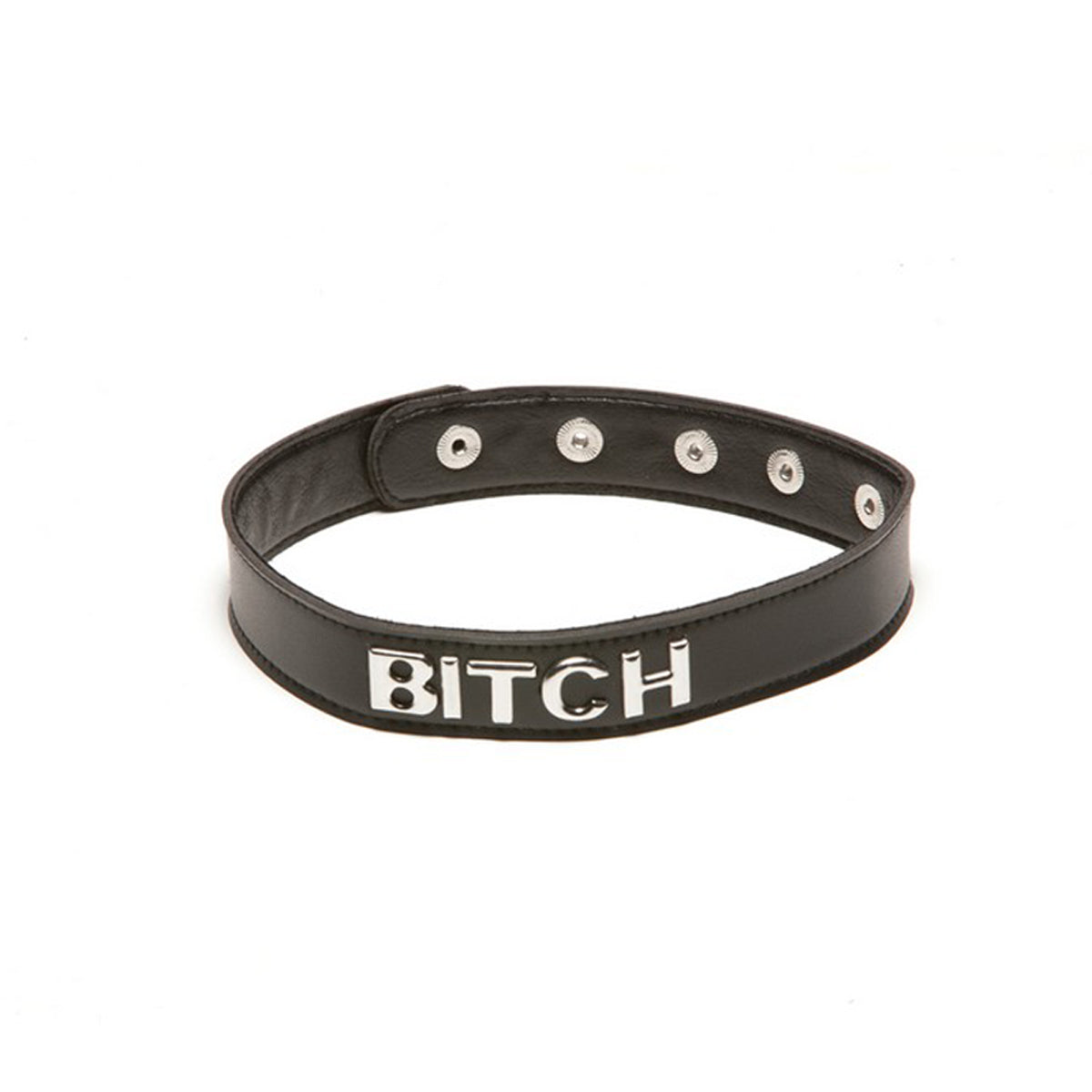 Allure - Lingerie - BITCH Bondage Collar - Black