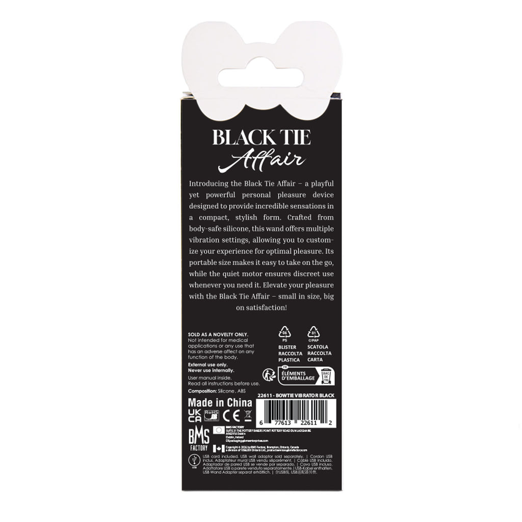 BMS Factory Black Tie Affair Bowtie Wand