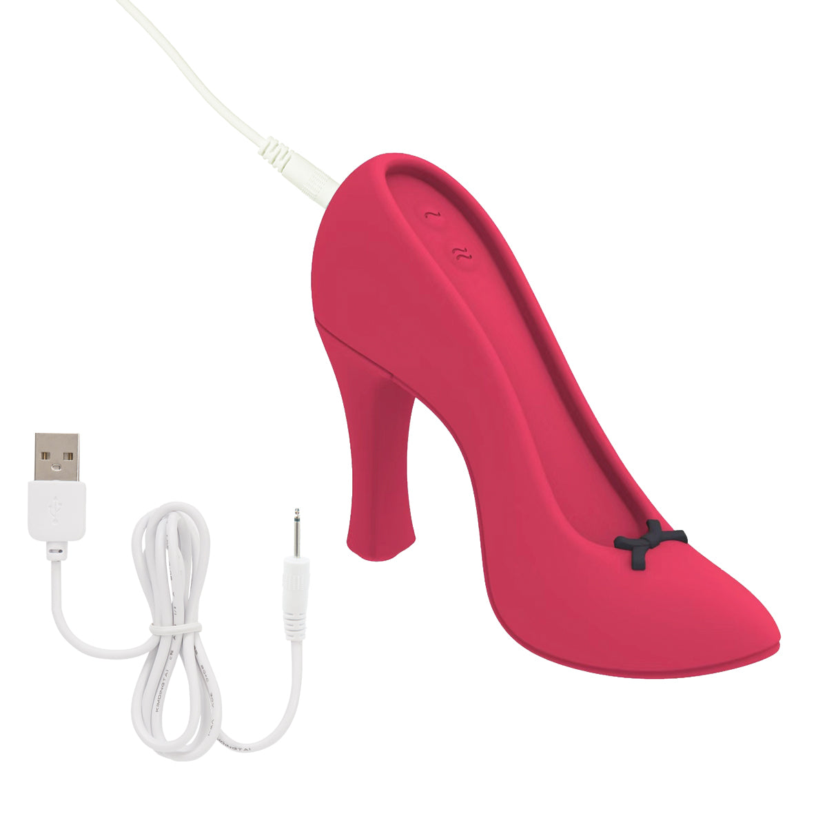 BMS Factory - Power Pump - Silicone Dual Motor Vibrator - Red