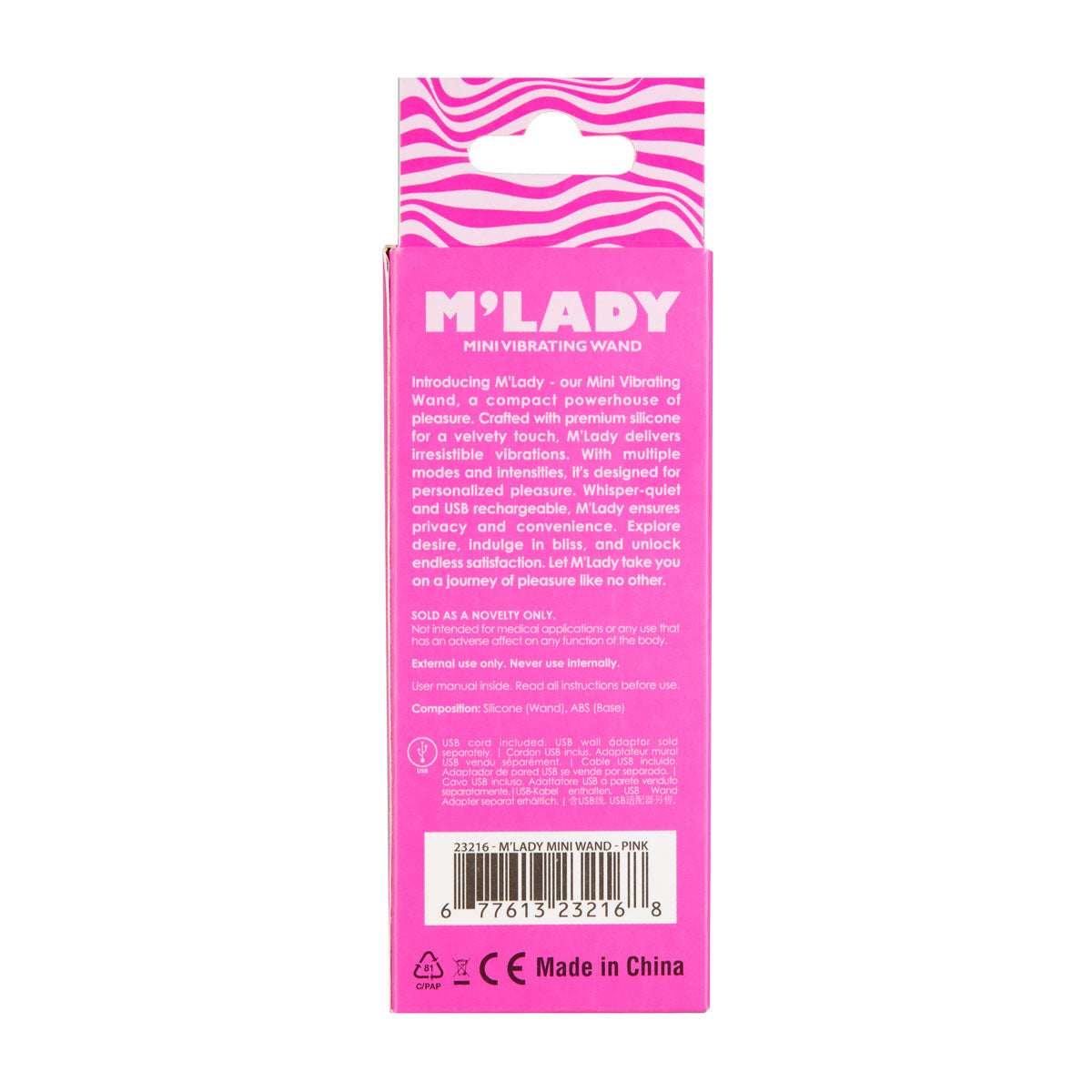 M'Lady – Mini baguette vibrante – Rose
