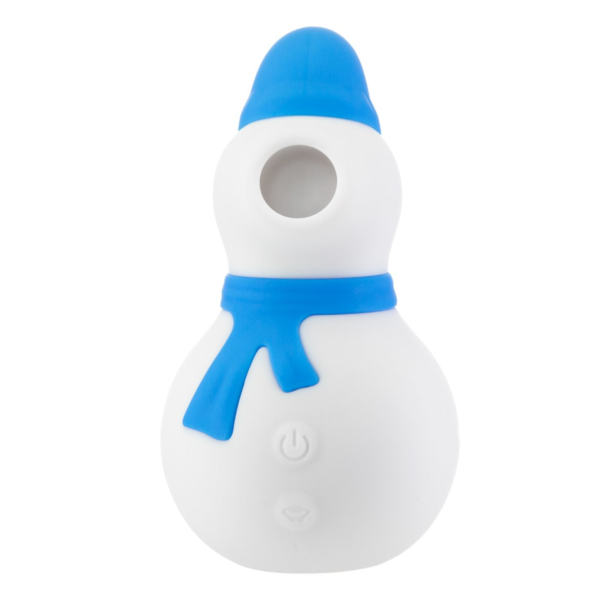 BMS Enterprises - Snowy Kiss - Clitoral Stimulator - Snowman (Blue & White)