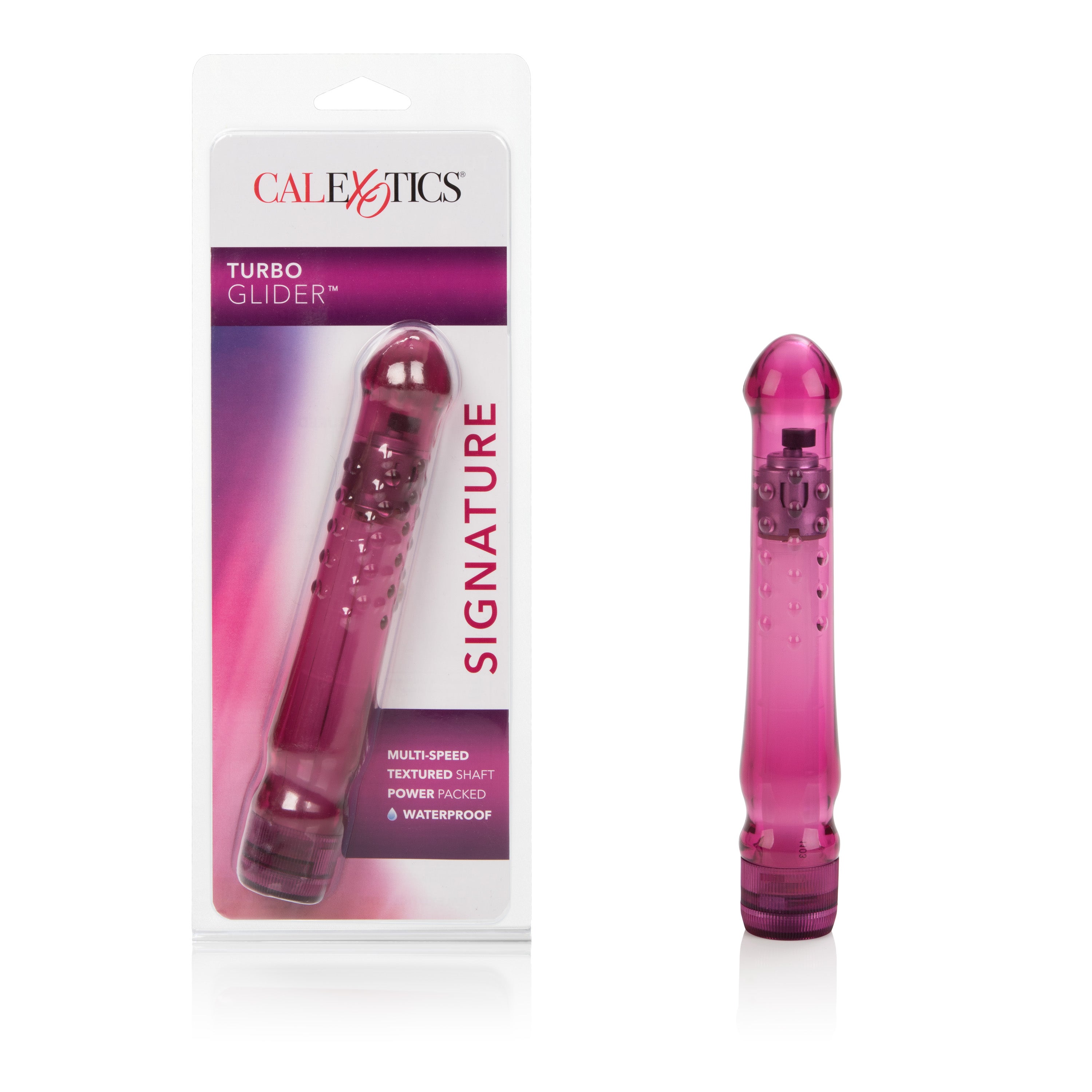CALEXOTICS® - Waterproof Turbo Glider - Raspberry Crush