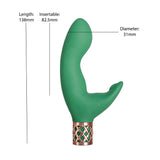 Pillow Talk® Secrets - Sinful – Masseur vibrant double de luxe - Vert