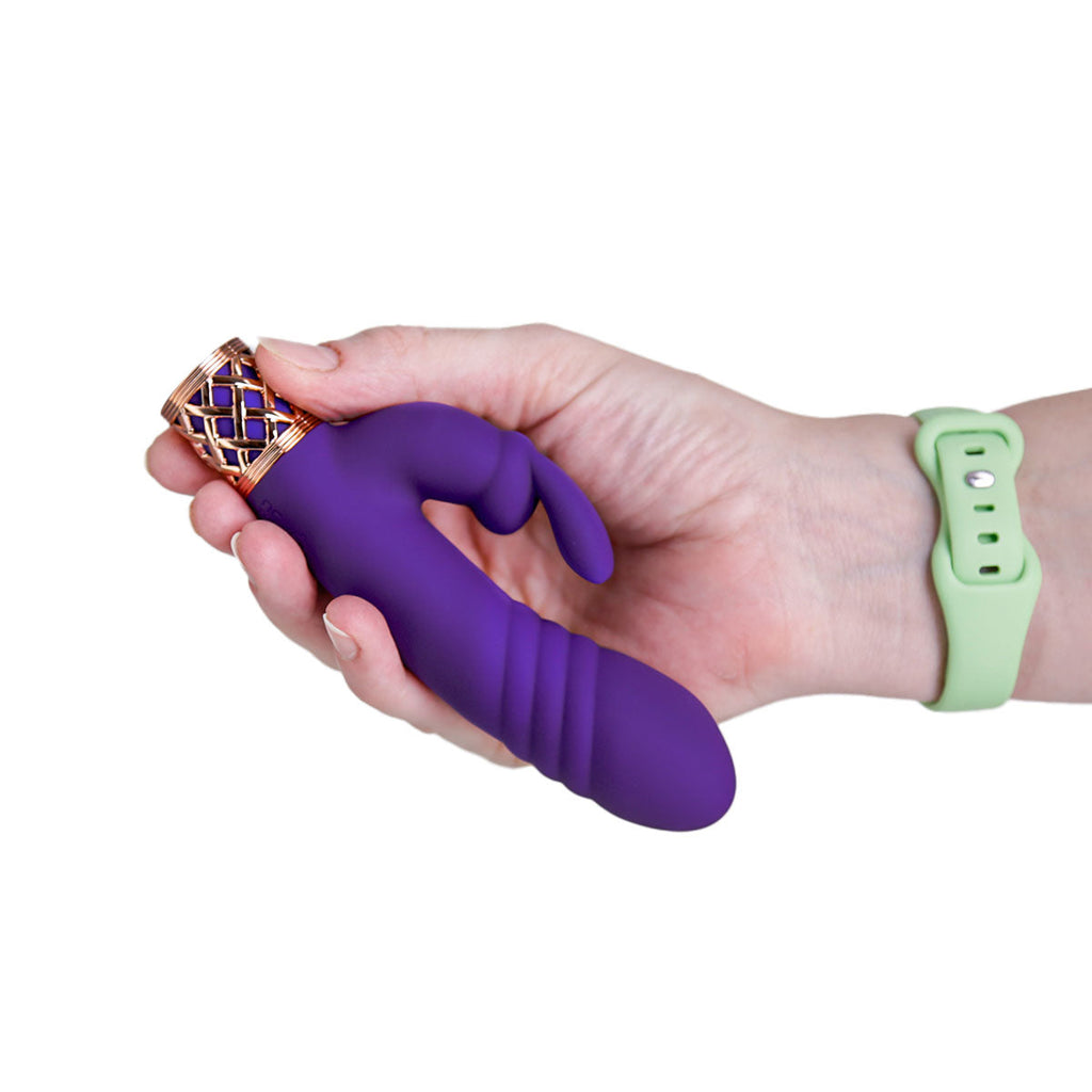 Pillow Talk® Secrets - Sensuel – Gode double propulsion de luxe – Violet