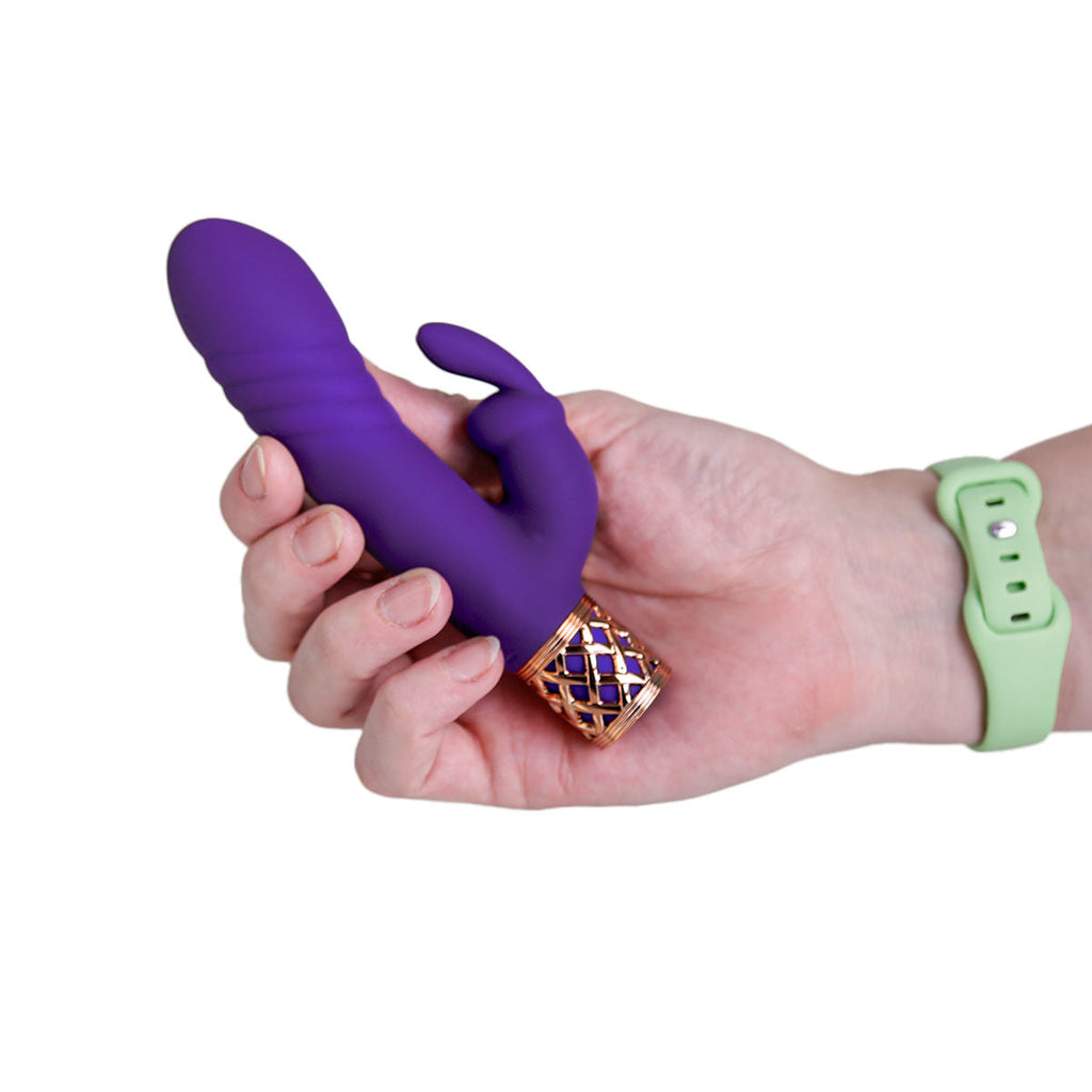 Pillow Talk® Secrets - Sensuel – Gode double propulsion de luxe – Violet
