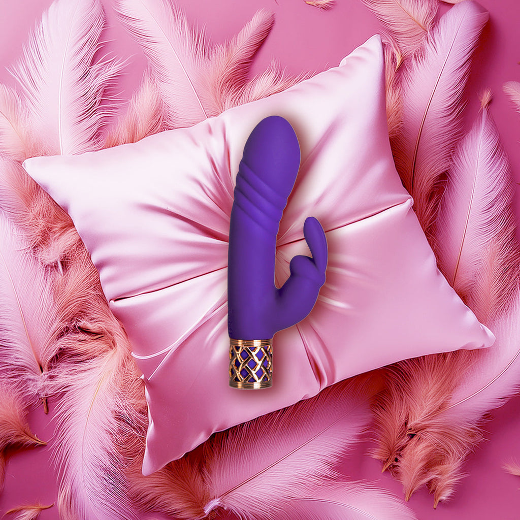 Pillow Talk® Secrets - Sensuel – Gode double propulsion de luxe – Violet